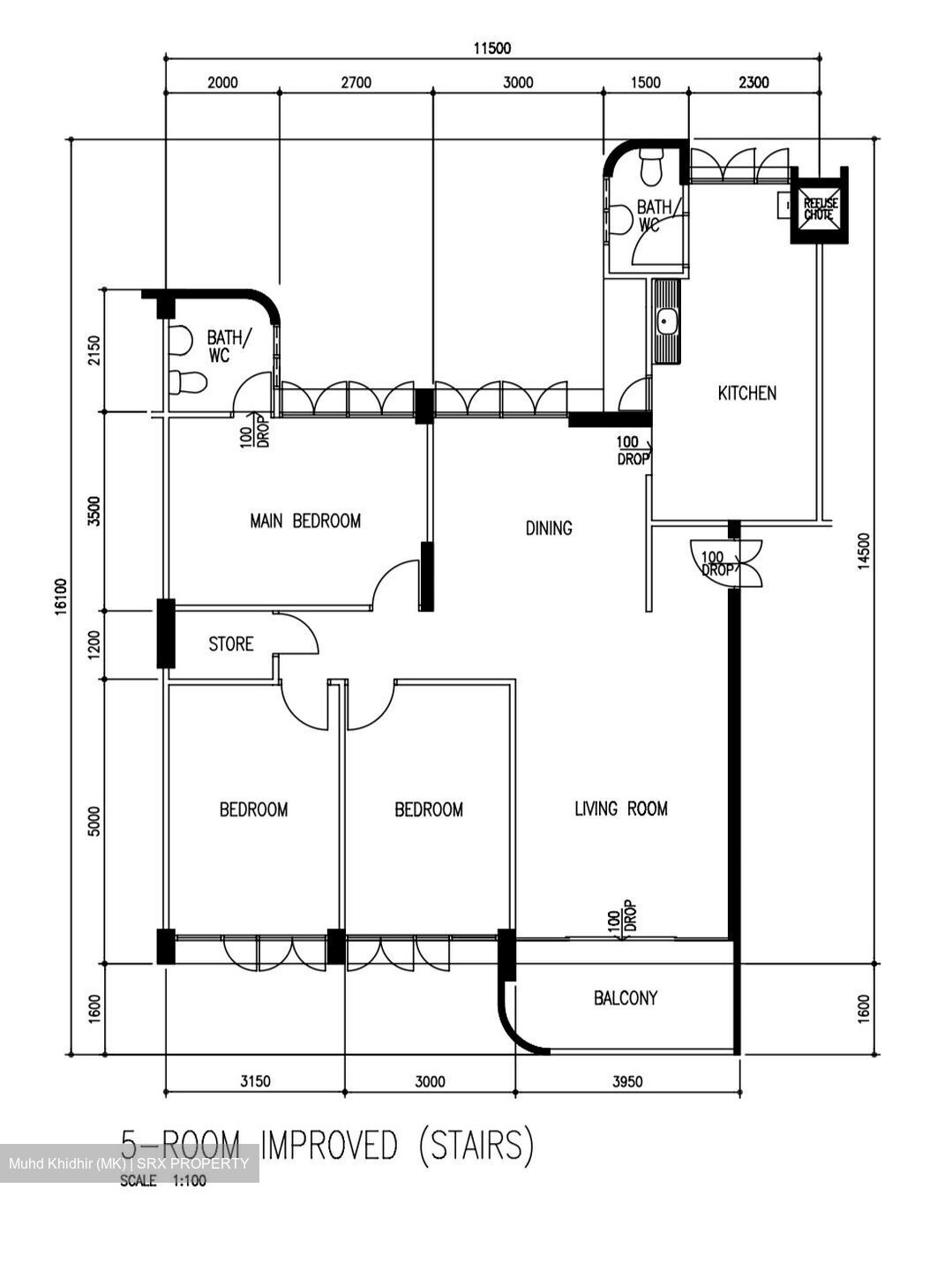 Blk 310 Hougang Avenue 5 (Hougang), HDB 5 Rooms #458436971